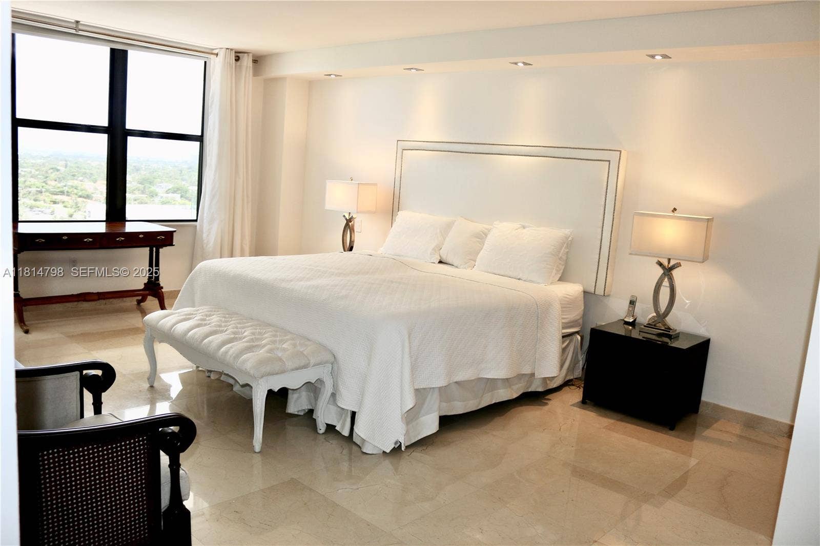 9801 Collins Avenue, #17U, Bal Harbour, Bal Harbour, FL 33154 Master bedroom in Suite with a large walking closet