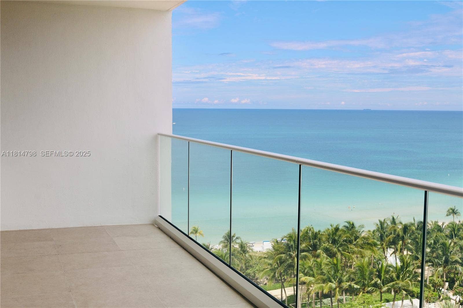 9801 Collins Avenue, #17U, Bal Harbour, Bal Harbour, FL 33154 Views from the balcony 17U