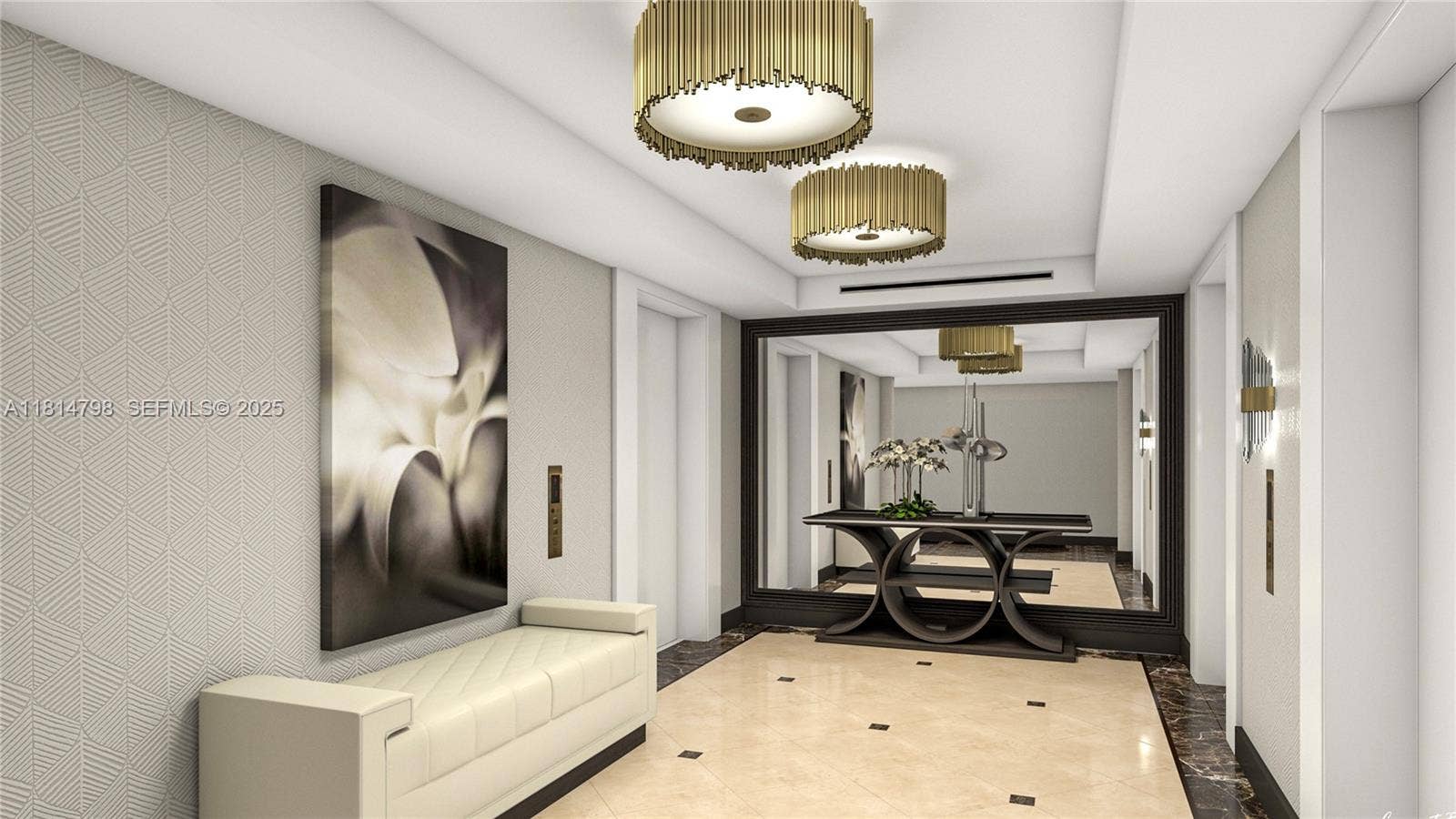 9801 Collins Avenue, #17U, Bal Harbour, Bal Harbour, FL 33154 5 elevators in the Balmoral