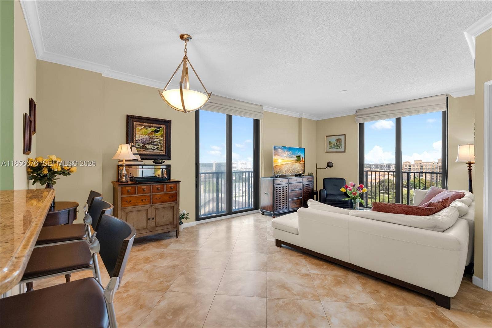 651 Okeechobee Boulevard, #1002, West Palm Beach, FL 33401 Living Space - by all means! Enjoy high ceilings, panorama windows and great views!651 Okeechobee Blvd., Unit #1002, West Palm Beach, FL. City Place Tower Condominium. For Sale.
