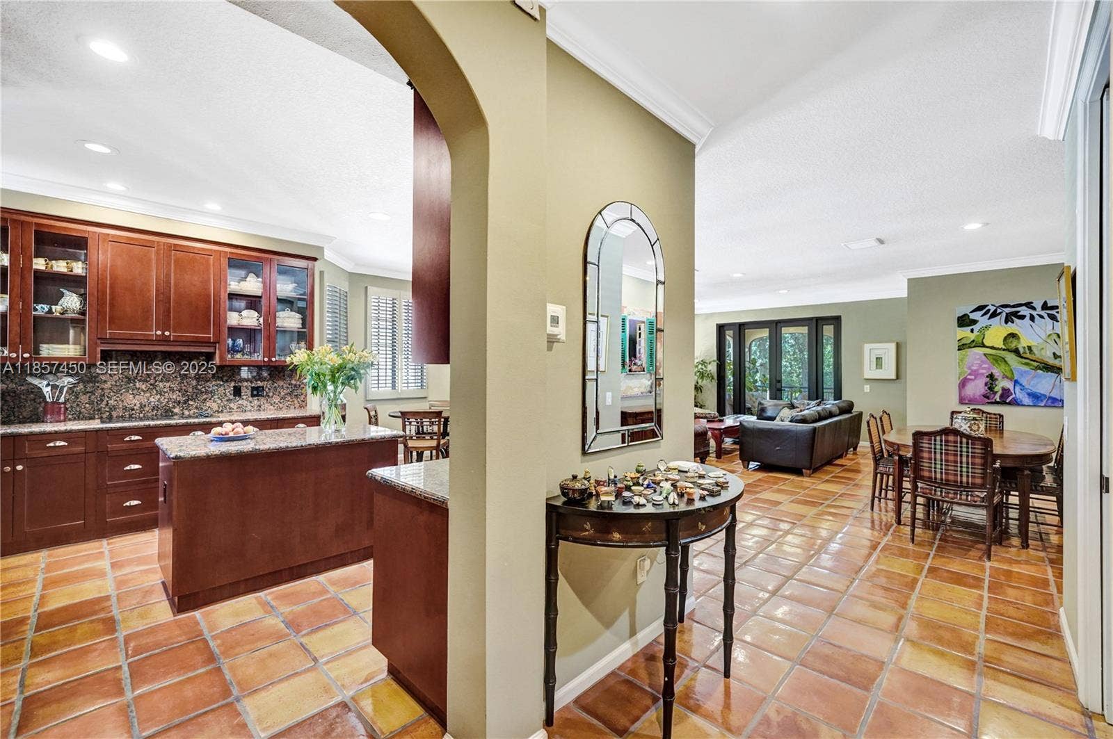 1577 Passion Vine Circle, #9-2, Weston, FL 33326 Hallway walking towards Kitchen and living area