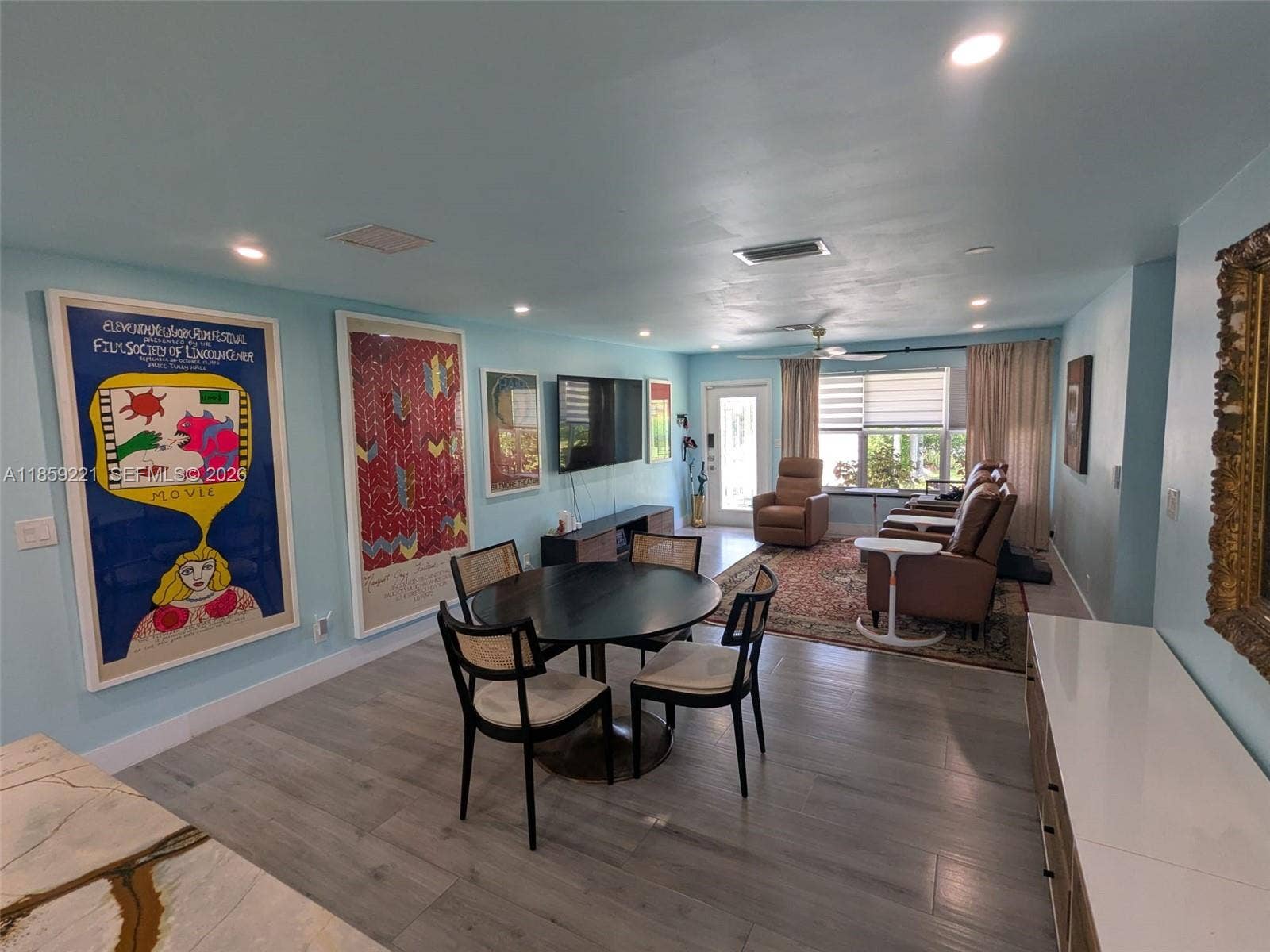 524 NE 27th Drive, Wilton Manors, FL 33334 Spacious and modern setting with flat ceilings and recessed lights throughout, designed for comfort and style.