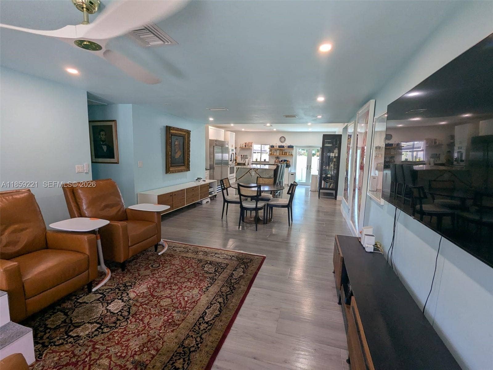 524 NE 27th Drive, Wilton Manors, FL 33334 Clean, contemporary layout with an open flow between kitchen, dining, and living areasdesigned for both style and functionality