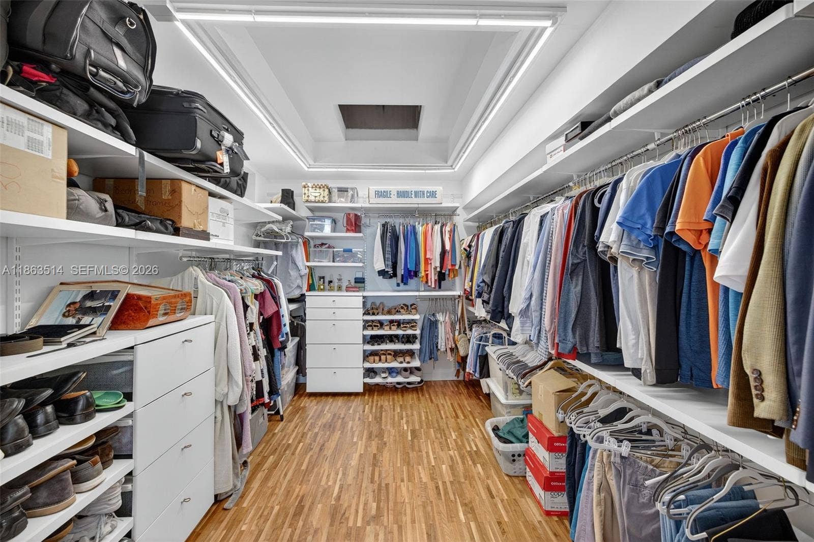 Master Walk-in Closet
