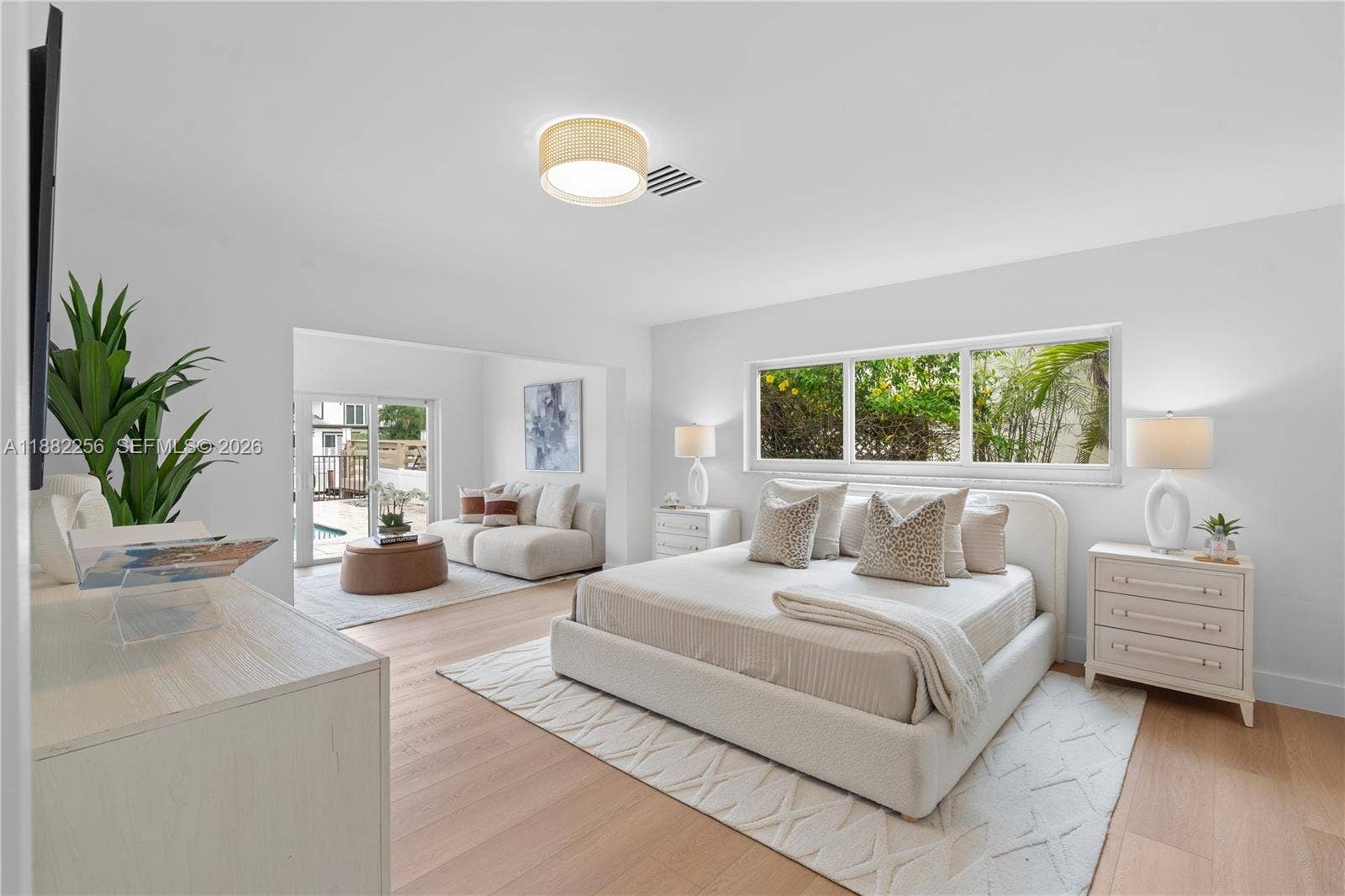 3341 NE 38th Street, Fort Lauderdale, FL 33308 Primary suite opens to pool deck and canal.