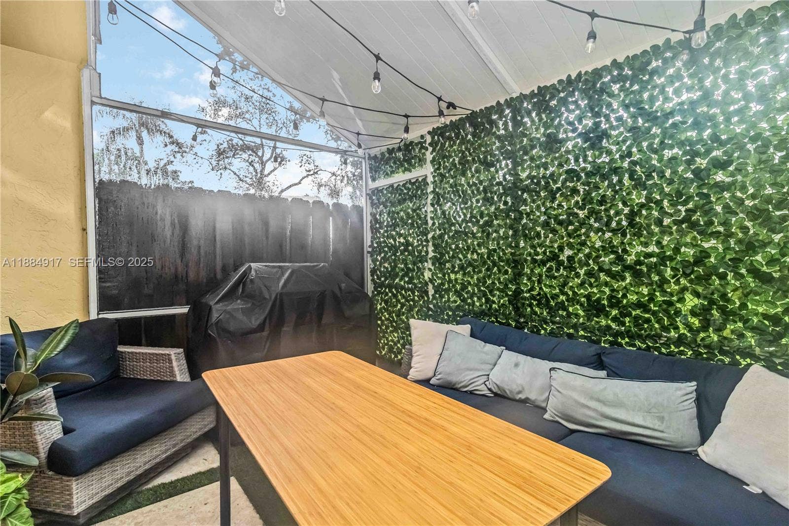 Enclose back patio