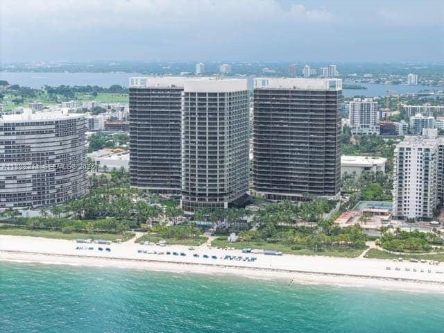 Aerial View from the Ocean