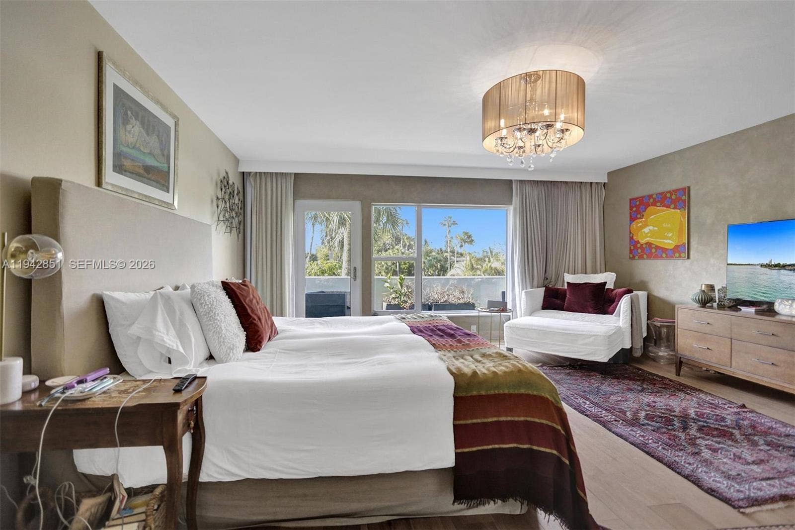 286 Bal Bay Drive, #3A, Bal Harbour, Bal Harbour, FL 33154 Primary Bedroom with direct access to balcony