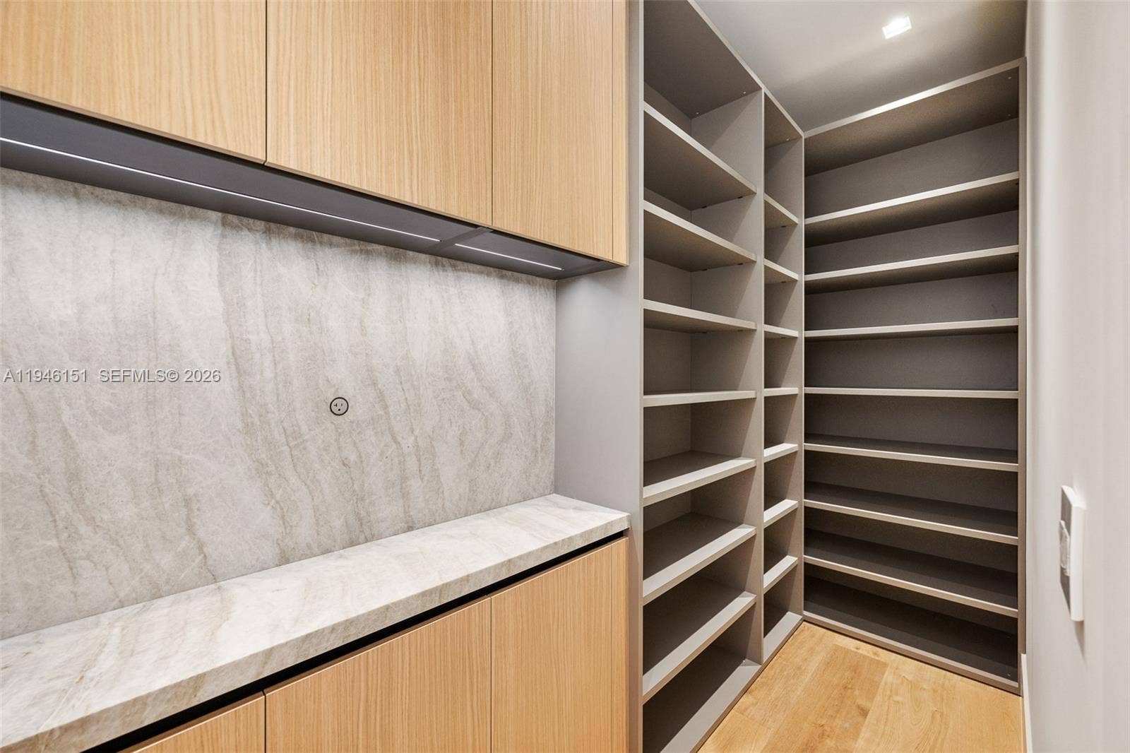 7725 SW 114th Street, Pinecrest, FL 33156 Inside Hidden Pantry