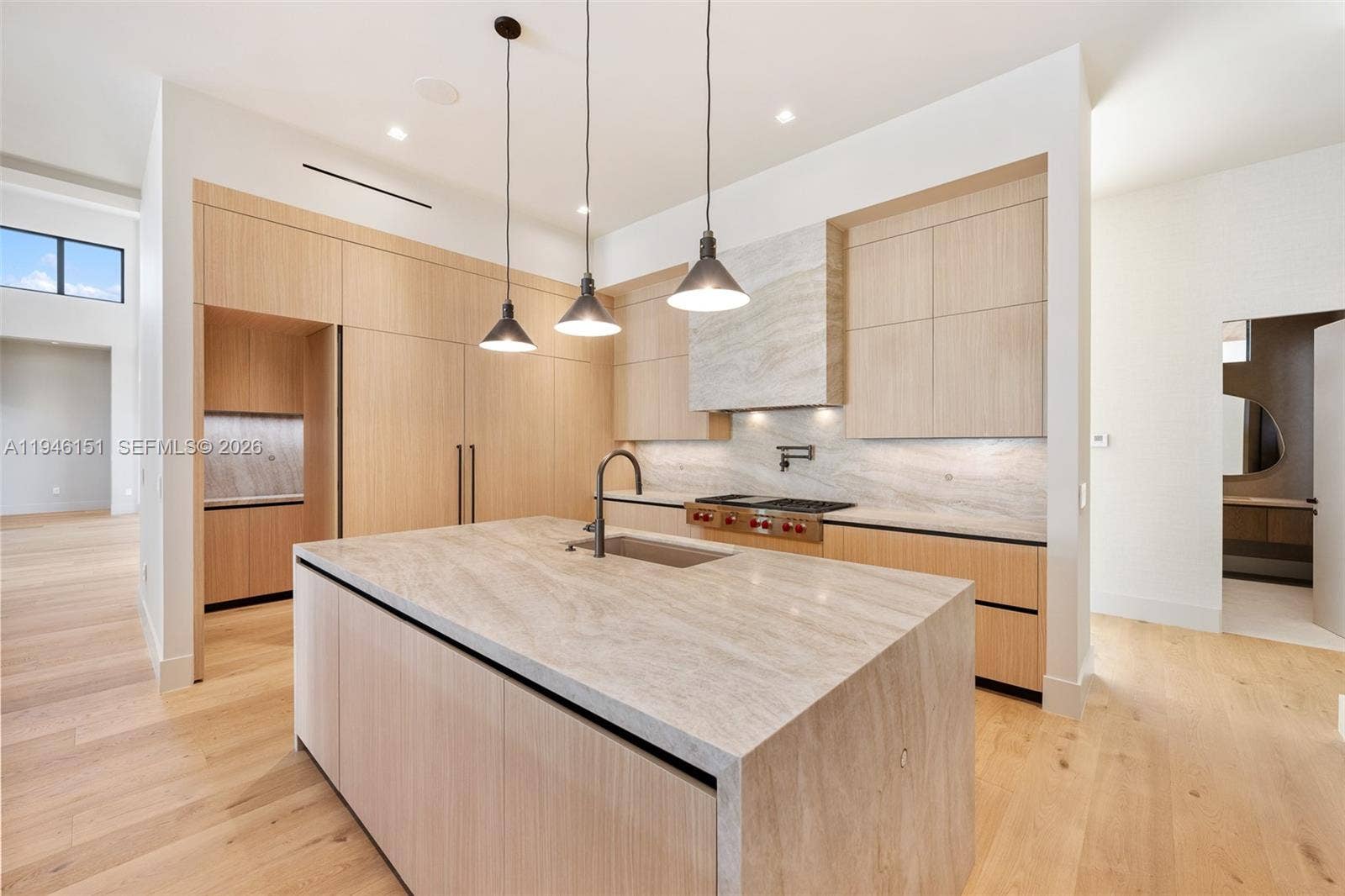 7725 SW 114th Street, Pinecrest, FL 33156 Hidden Pantry Door Open