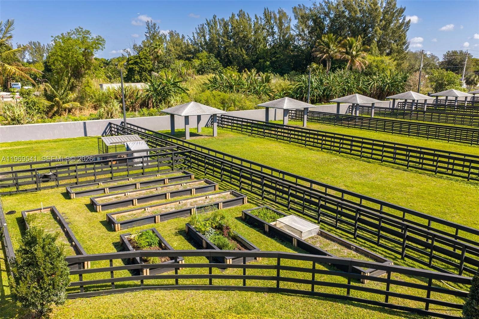 2625 SW 148th Avenue, Davie, FL 33331 Organic garden/farm and chicken area.