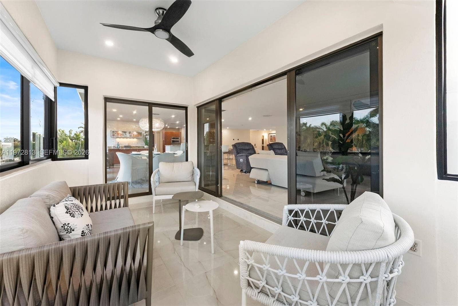 76 Isle Of Venice Drive, #H, Fort Lauderdale, FL 33301 Water view sitting room