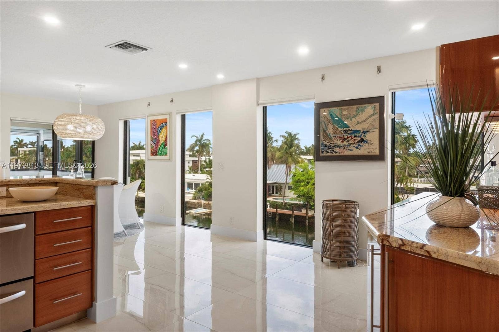 76 Isle Of Venice Drive, #H, Fort Lauderdale, FL 33301 Kitchen Water Views