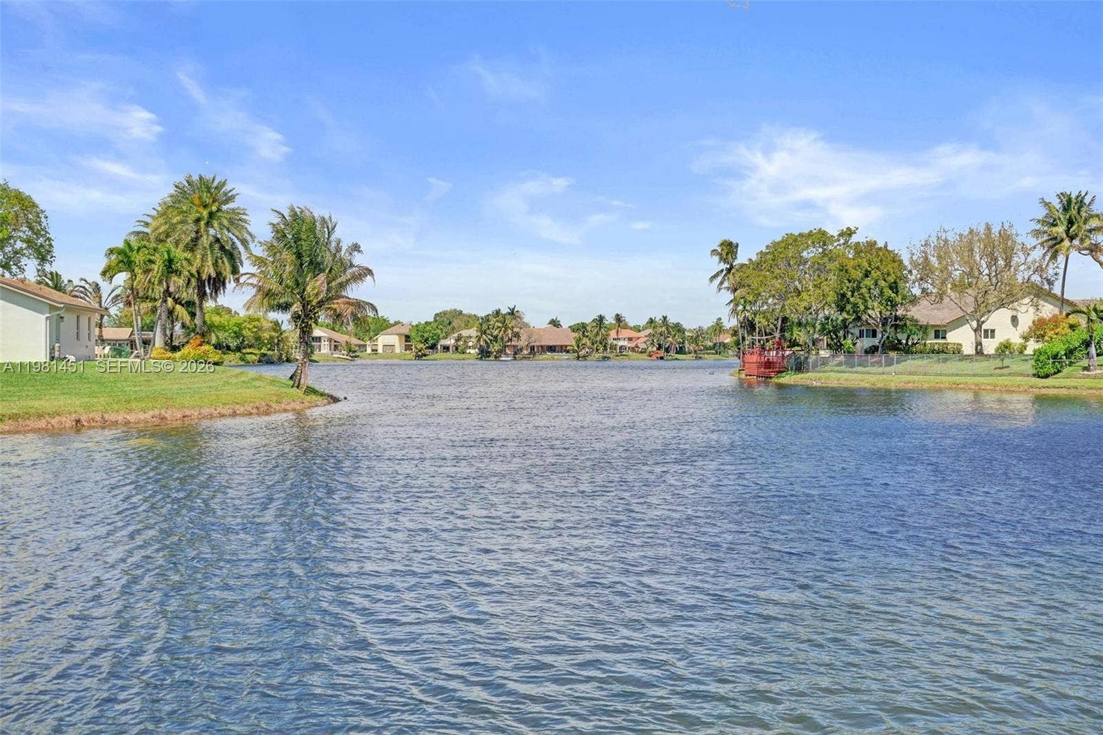 11585 N Quayside Drive, Cooper City, FL 33026 View from the patio