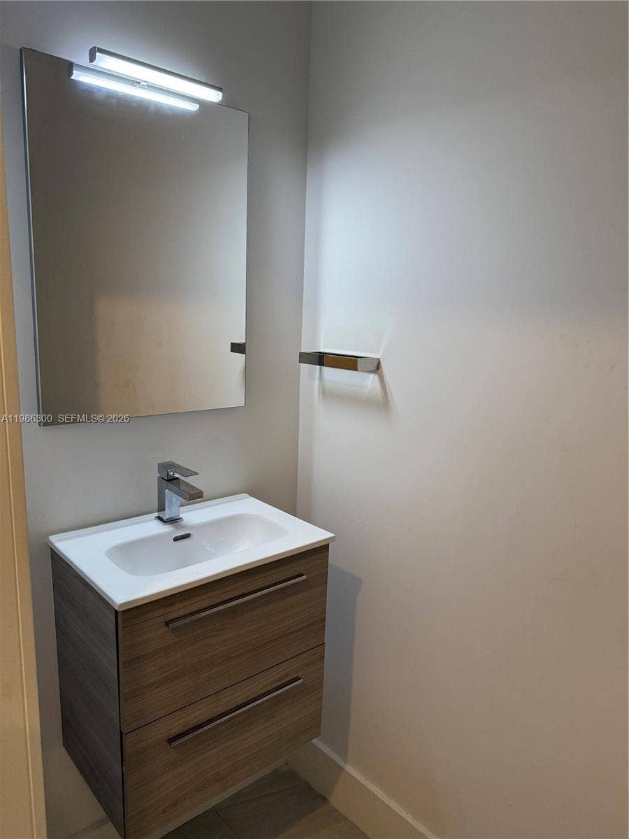 Downstairs half bath