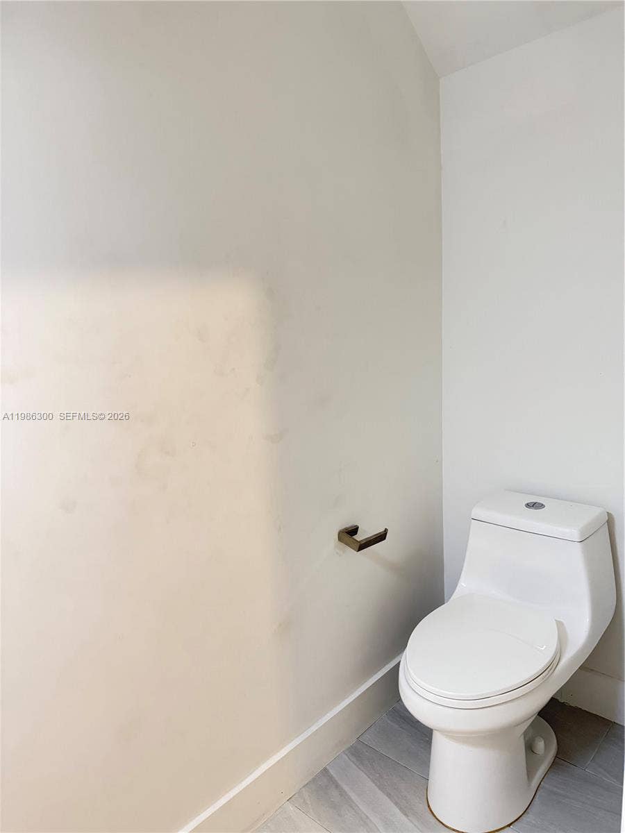 Downstairs half bath