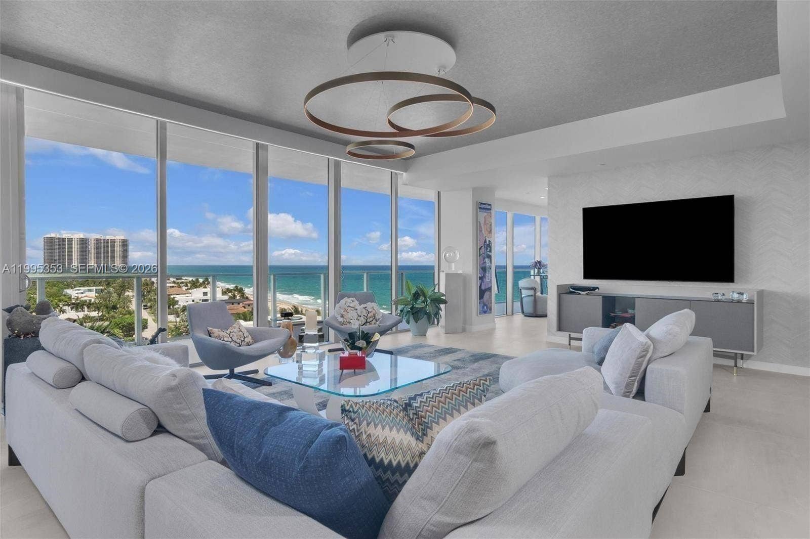 2200 N Ocean Boulevard, #N804, Fort Lauderdale, FL 33305 OCEAN VIEWS WHILE YOU RELAX ON YOUR COUCH IN THE LIVING ROOM