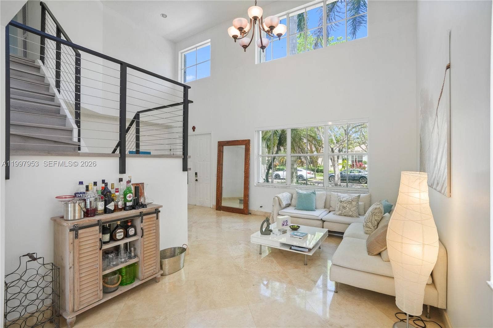 1317 Chenille Circle, Weston, FL 33327 Bar and Living Room