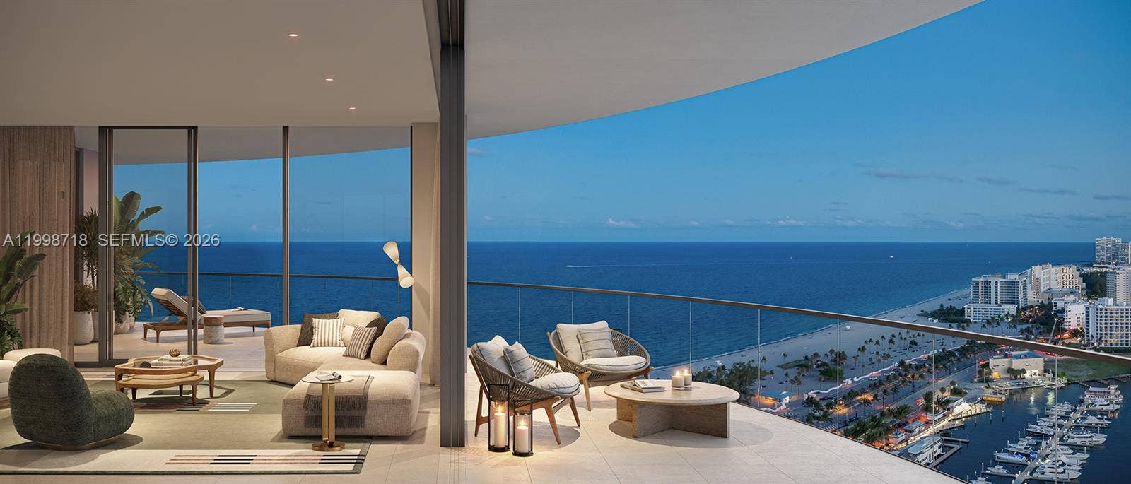 801 Seabreeze Boulevard, #PH2406, Fort Lauderdale, FL 33316 Artist's Conceptual Rendering