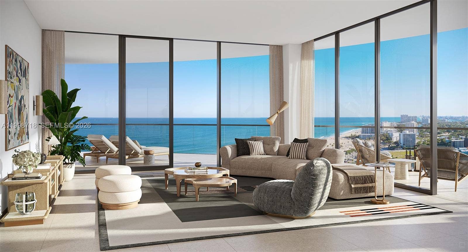 801 Seabreeze Boulevard, #PH2406, Fort Lauderdale, FL 33316 Artist's Conceptual Rendering