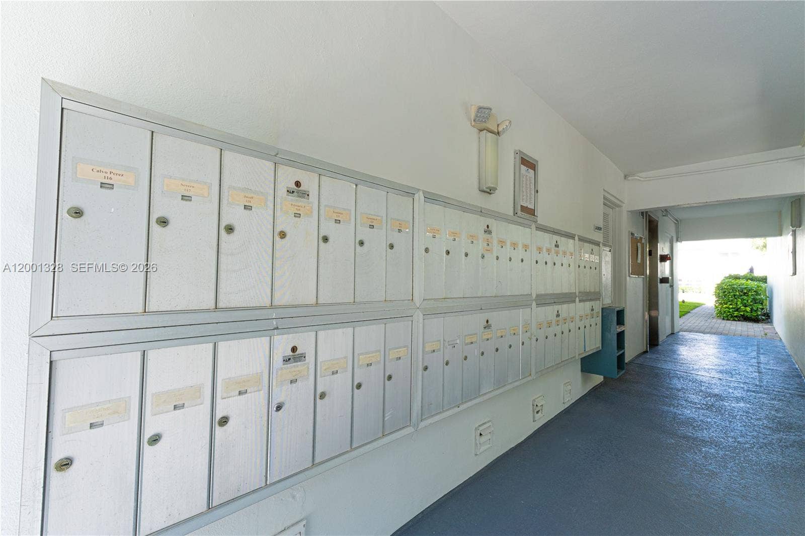 1501 S Ocean Boulevard, #117, Lauderdale By The Sea, FL 33062 Mail room conveniently located two doors down from unit, next to laundry room.