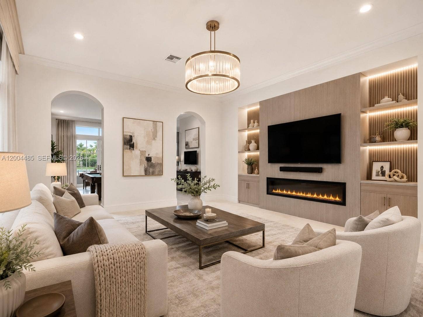 Family Room - Virtually Staged