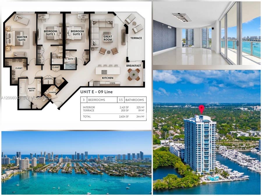 Property photo for 17111 Biscayne Boulevard, #909, North Miami Beach, FL