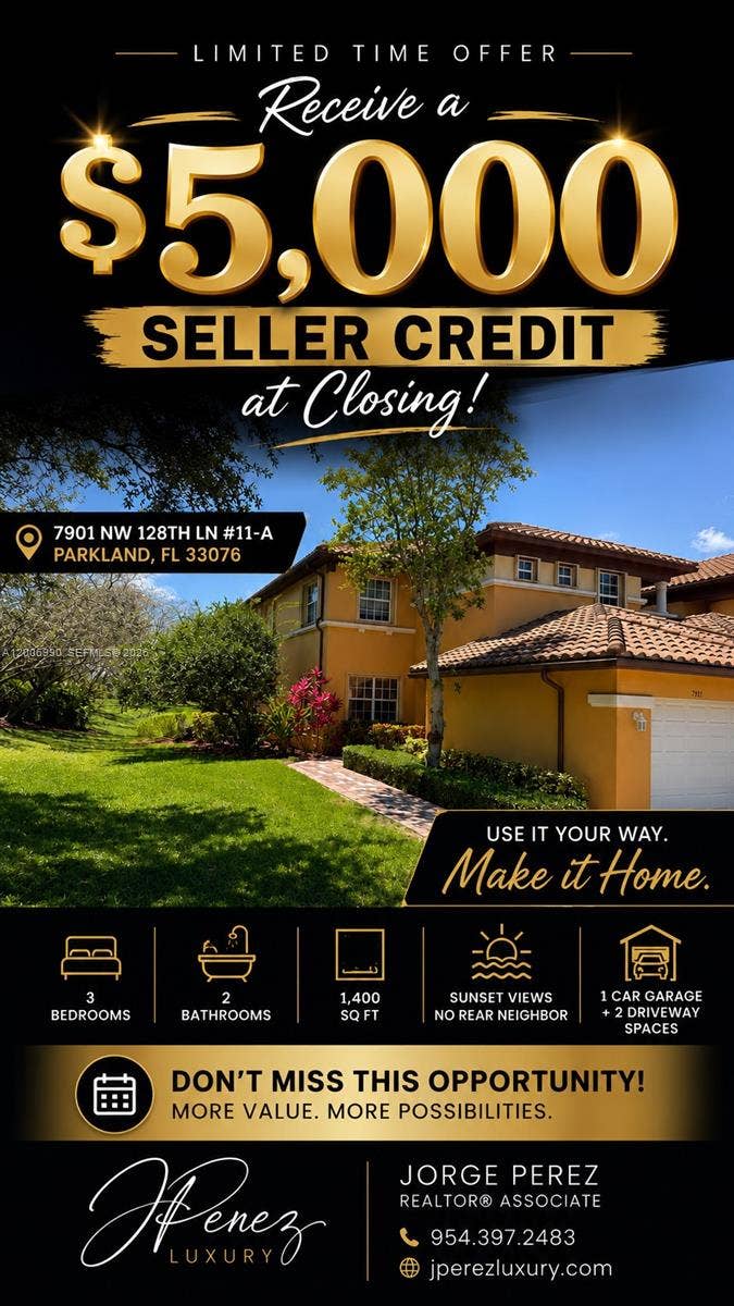 7901 NW 128th Lane, #11-A, Parkland, FL 33076 Photo 1