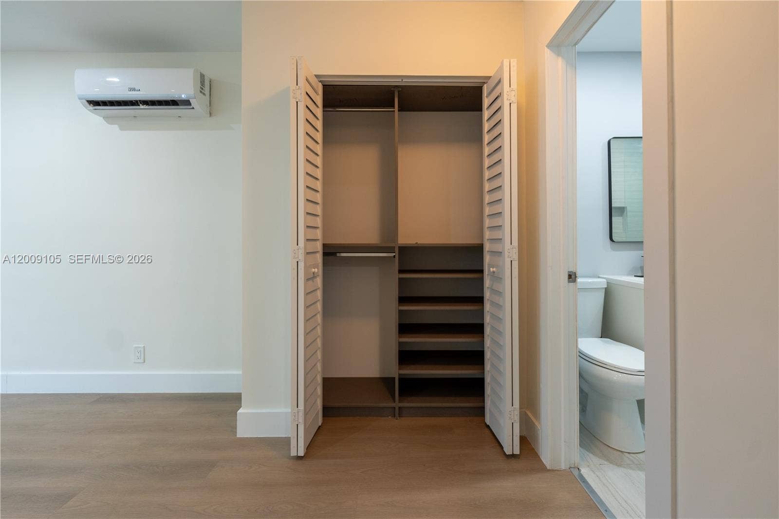 Living Room Storage in 2 Bedroom Unit