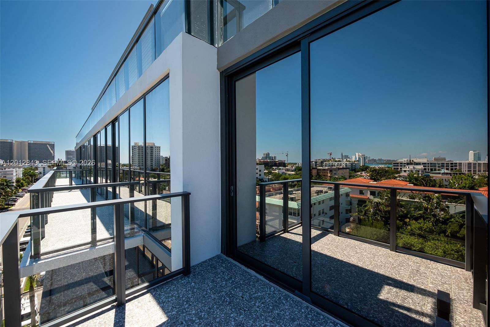 1176 97th Street, #809, Bay Harbor Islands, FL 33154 Two private balconies