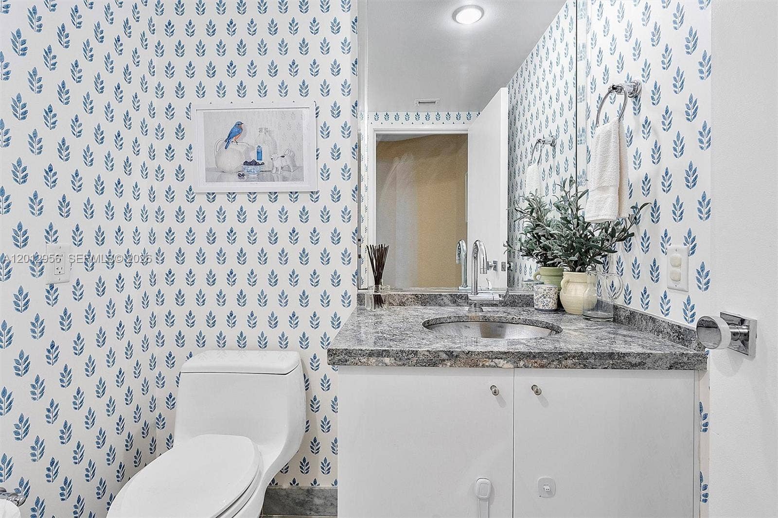9401 Collins Avenue, #505, Surfside, FL 33154 Powder Room