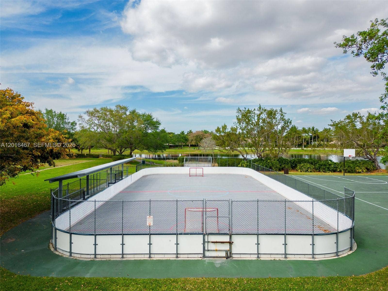 roller hockey field