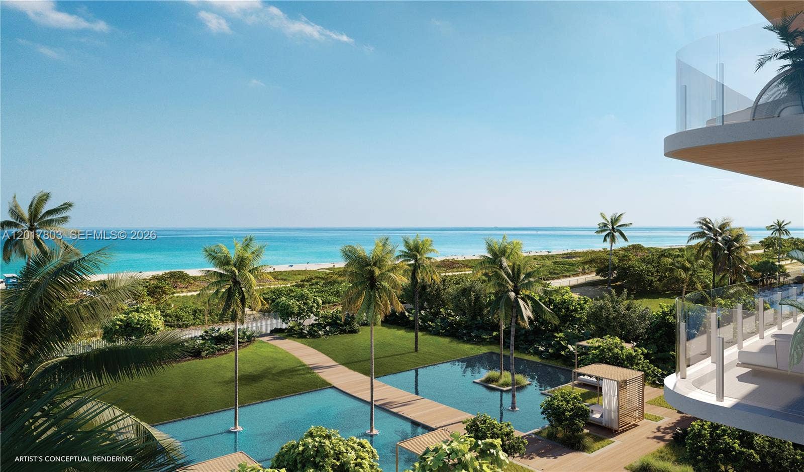 9317 Collins Avenue, #1003, Surfside, FL 33154 Birdseye View