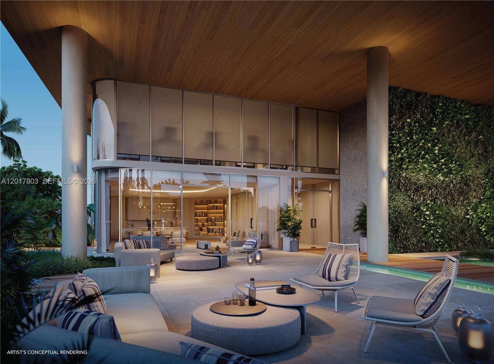 9317 Collins Avenue, #1003, Surfside, FL 33154 Outdoor Lounge