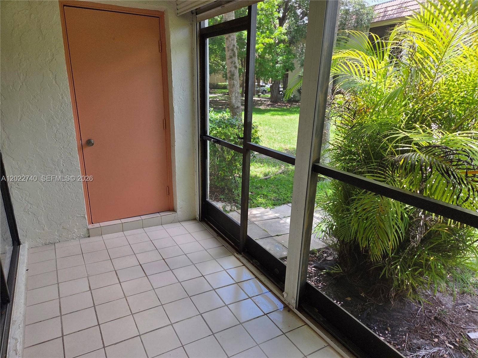 413 Lakeview Drive, #104, Weston, Weston, FL 33326 Back Patio with Closet