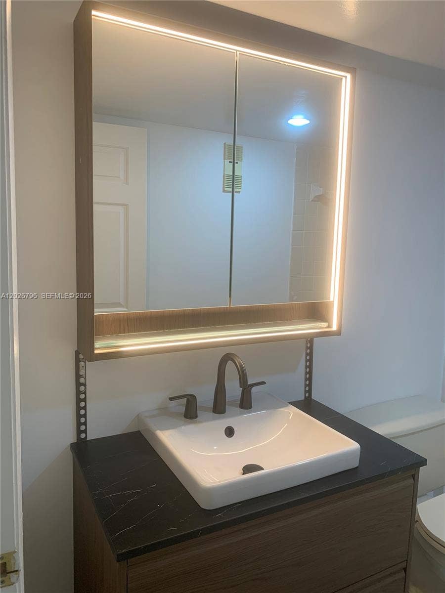 1705 Whitehall Drive, #304, Davie, Davie, FL 33324 2nd Bathroom Brand New Cabinet, Sink, Faucet, Mirror and Lighting