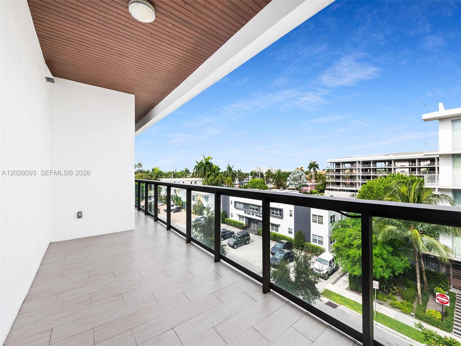 30 Isle Of Venice Drive, #403, Fort Lauderdale, FL 33301 West Facing Balcony from 2nd Bedroom