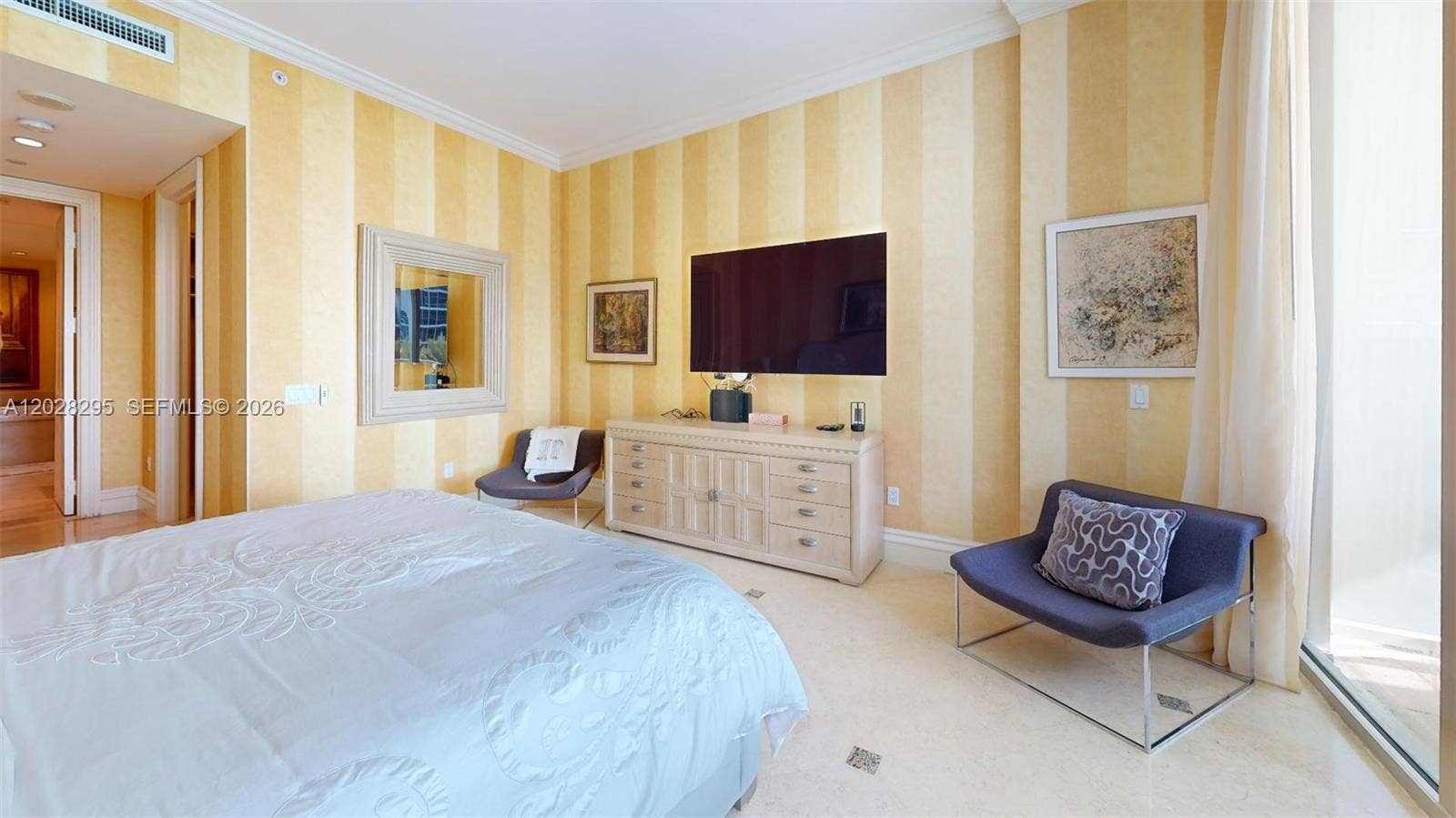 10295 Collins Avenue, #205, Bal Harbour, Bal Harbour, FL 33154 Primary bedroom