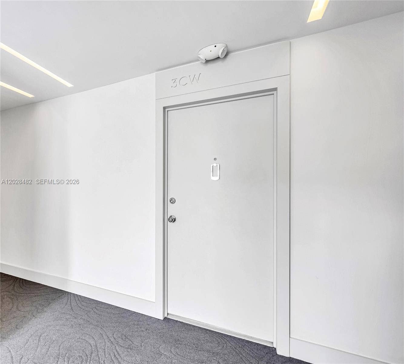 Front door to condo