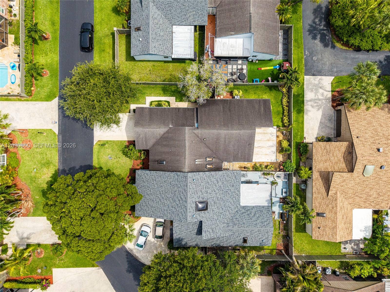 6561 Sutton Court, Parkland, FL 33067 Aerial Top View