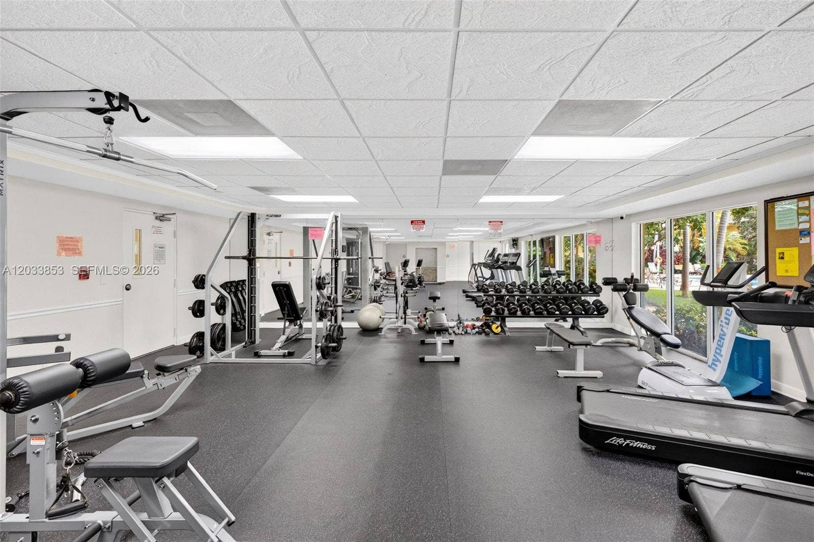Well equipped fitness center!