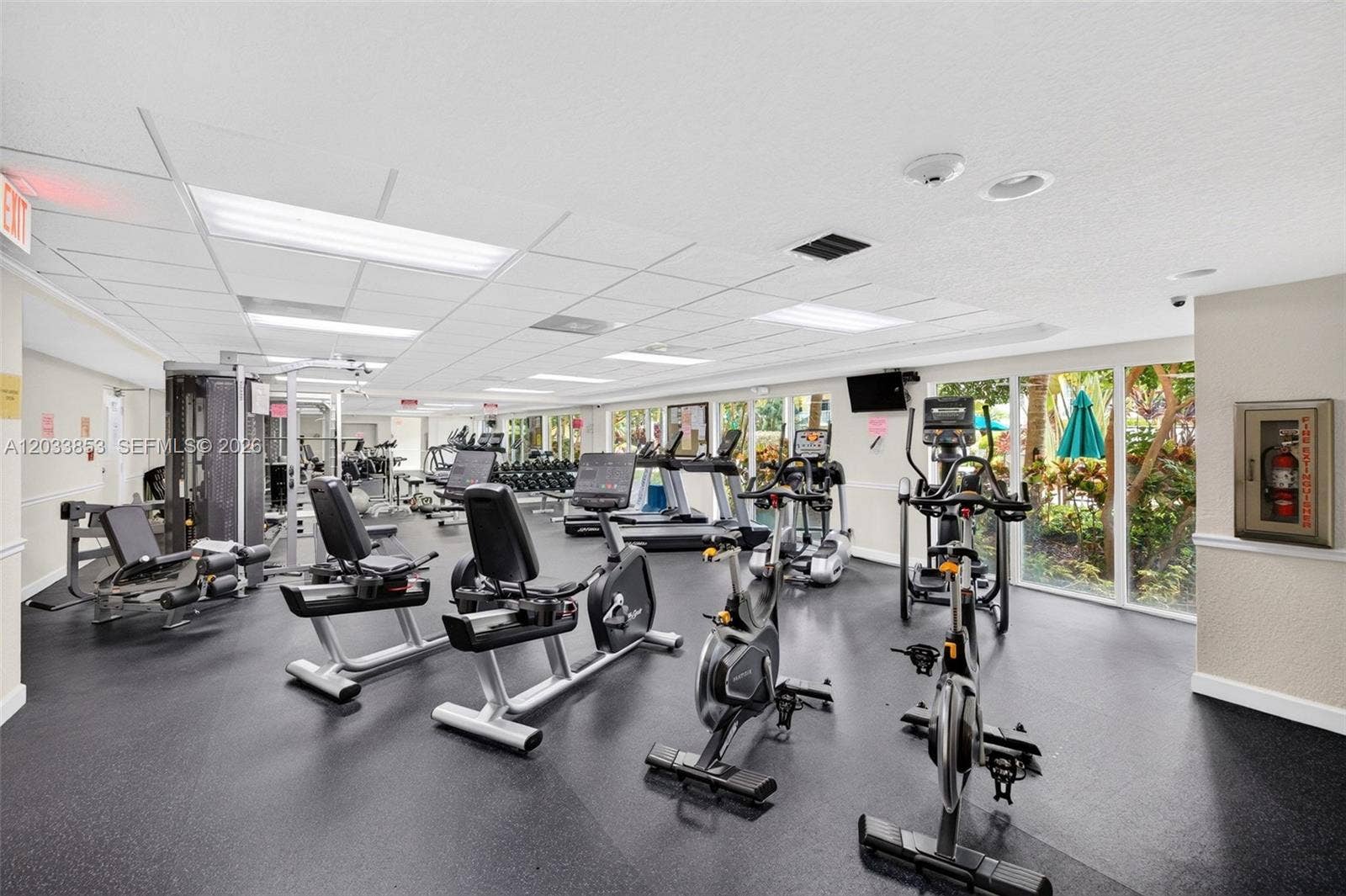 Well equipped fitness center!