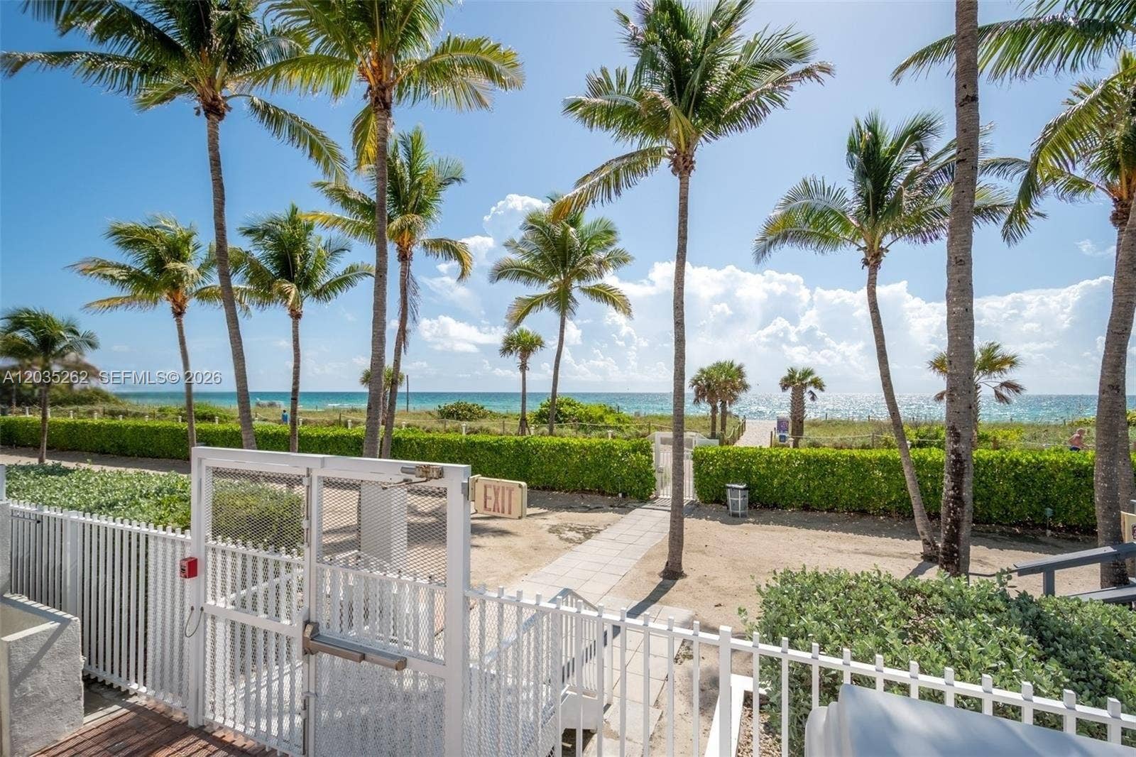 5005 Collins Avenue, #PH02, Miami Beach, FL 33140 Beach View