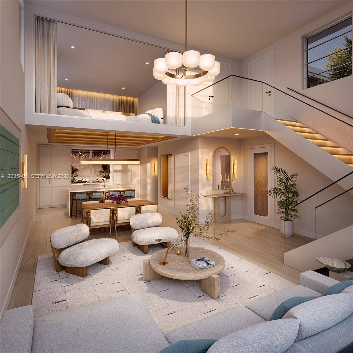 2901 Indian Creek Drive, #THA, Miami Beach, FL 33140 Townhouse Great Room
