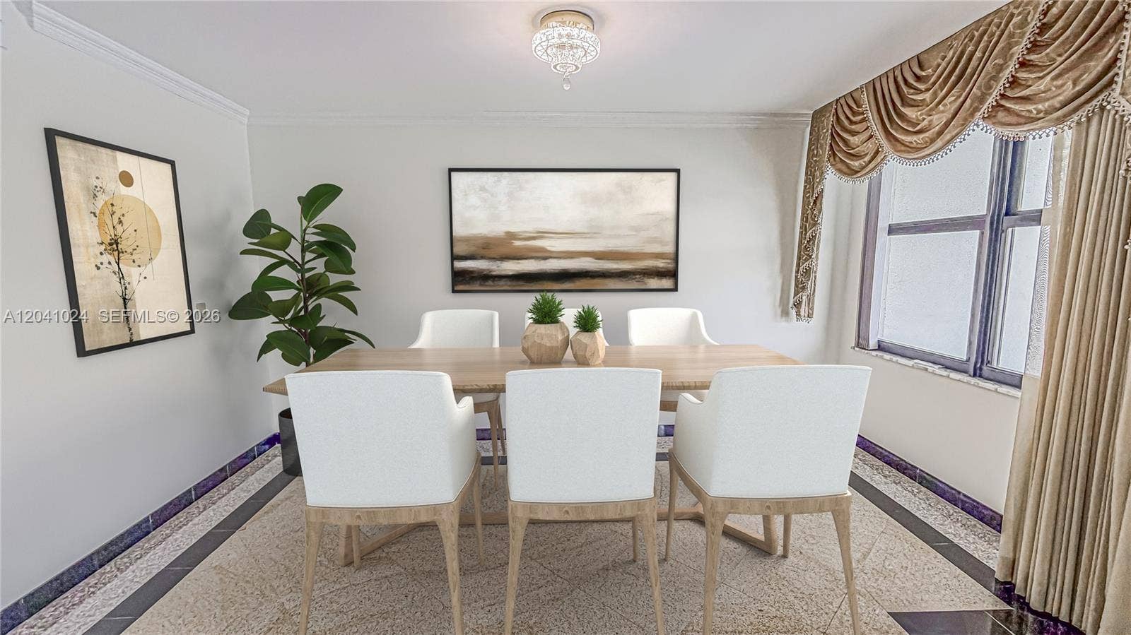 9801 Collins Avenue, #3U, Bal Harbour, Bal Harbour, FL 33154 Virtually Staged Photo