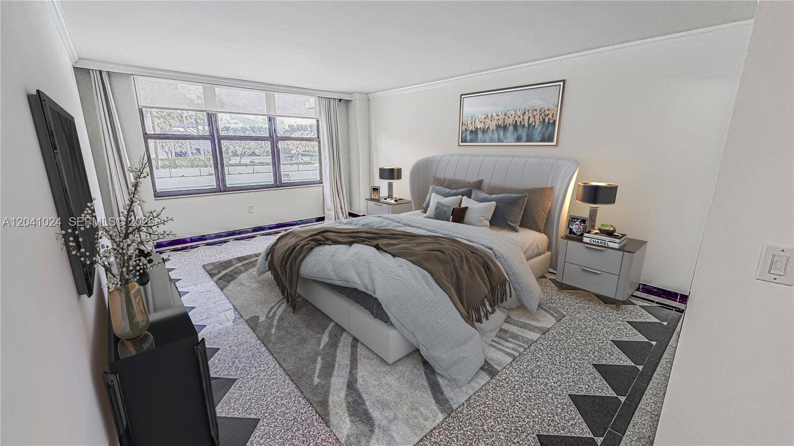 9801 Collins Avenue, #3U, Bal Harbour, Bal Harbour, FL 33154 Virtually Staged Photo