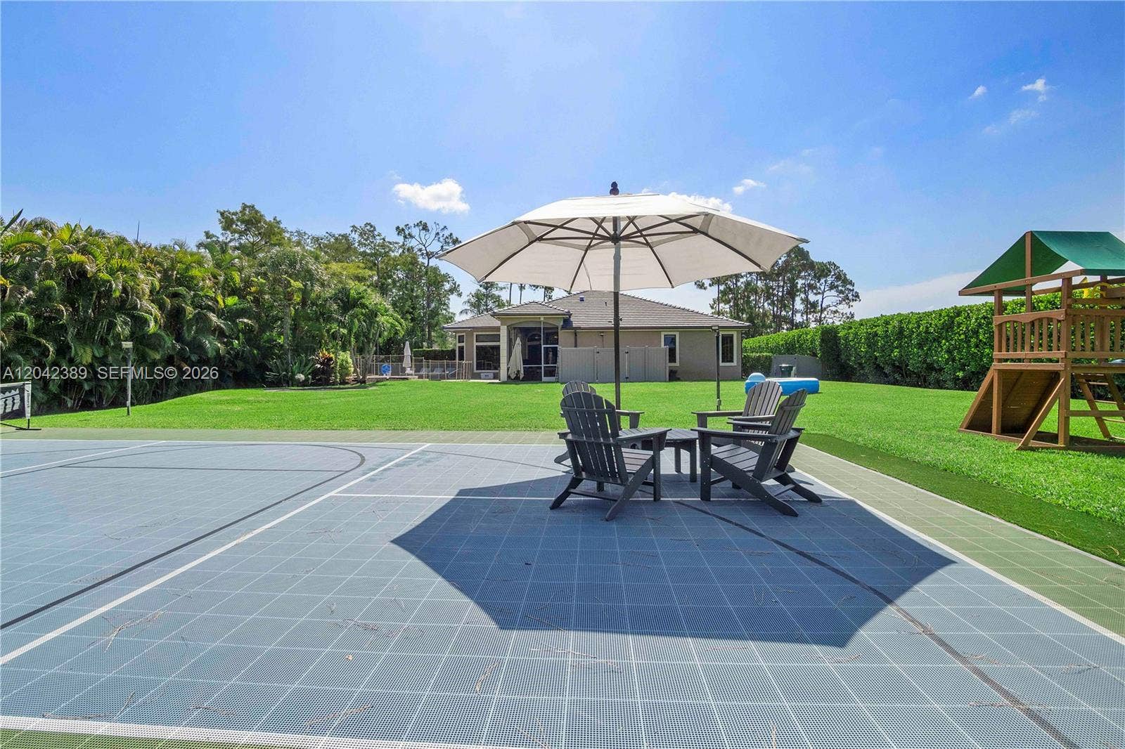 5755 NW 72nd Way, Parkland, FL 33067 On Basketball Court