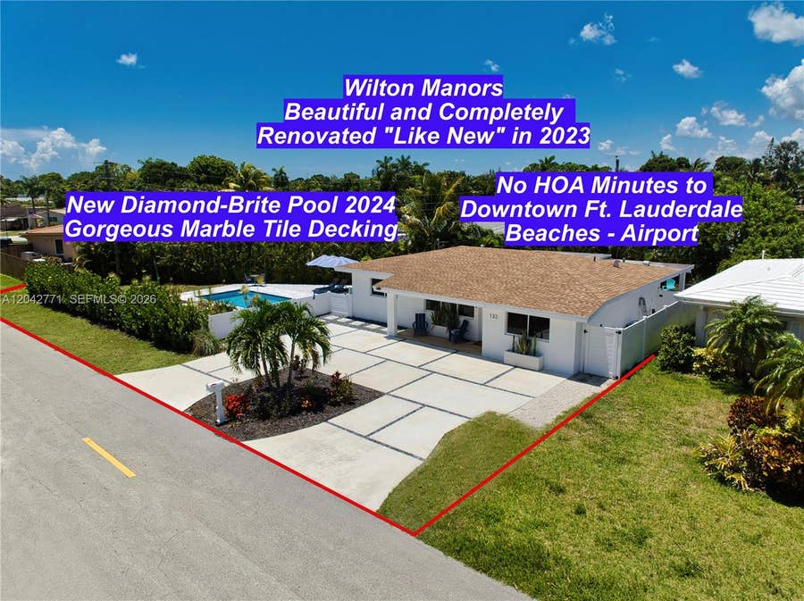 Property photo for 132 Almar Drive, Wilton Manors, FL