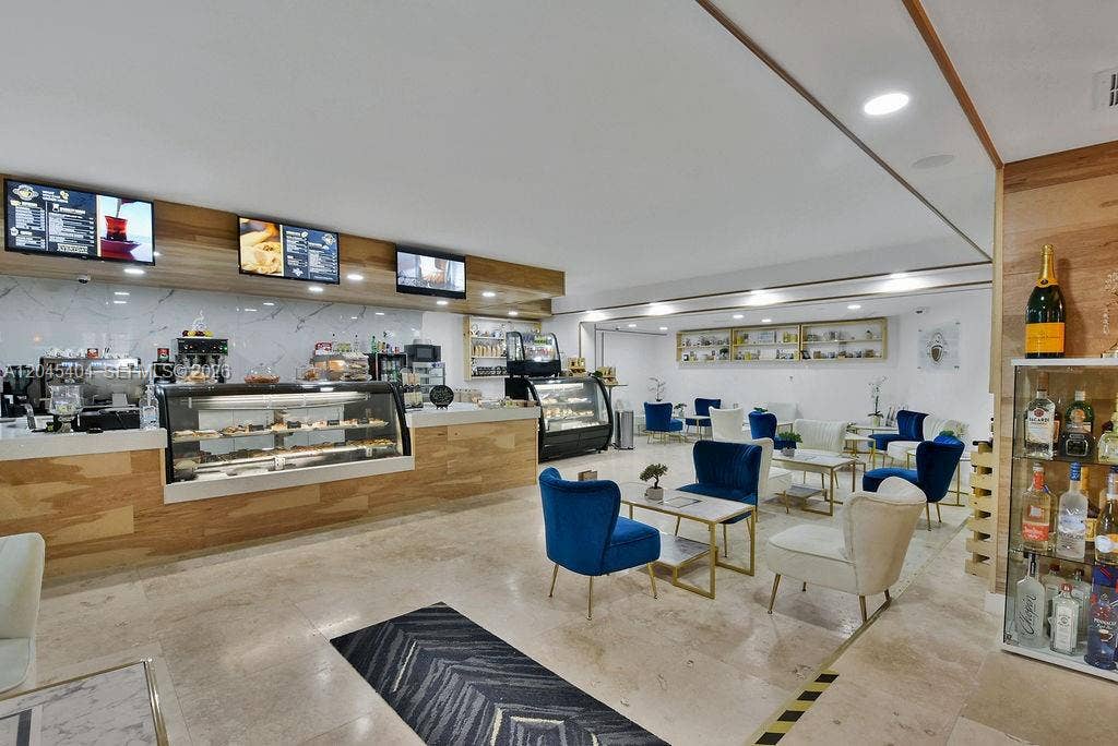 5225 Collins Avenue, #1117, Miami Beach, FL 33140 Liquor, wine, desserts, salads, sandwich and coffee shop