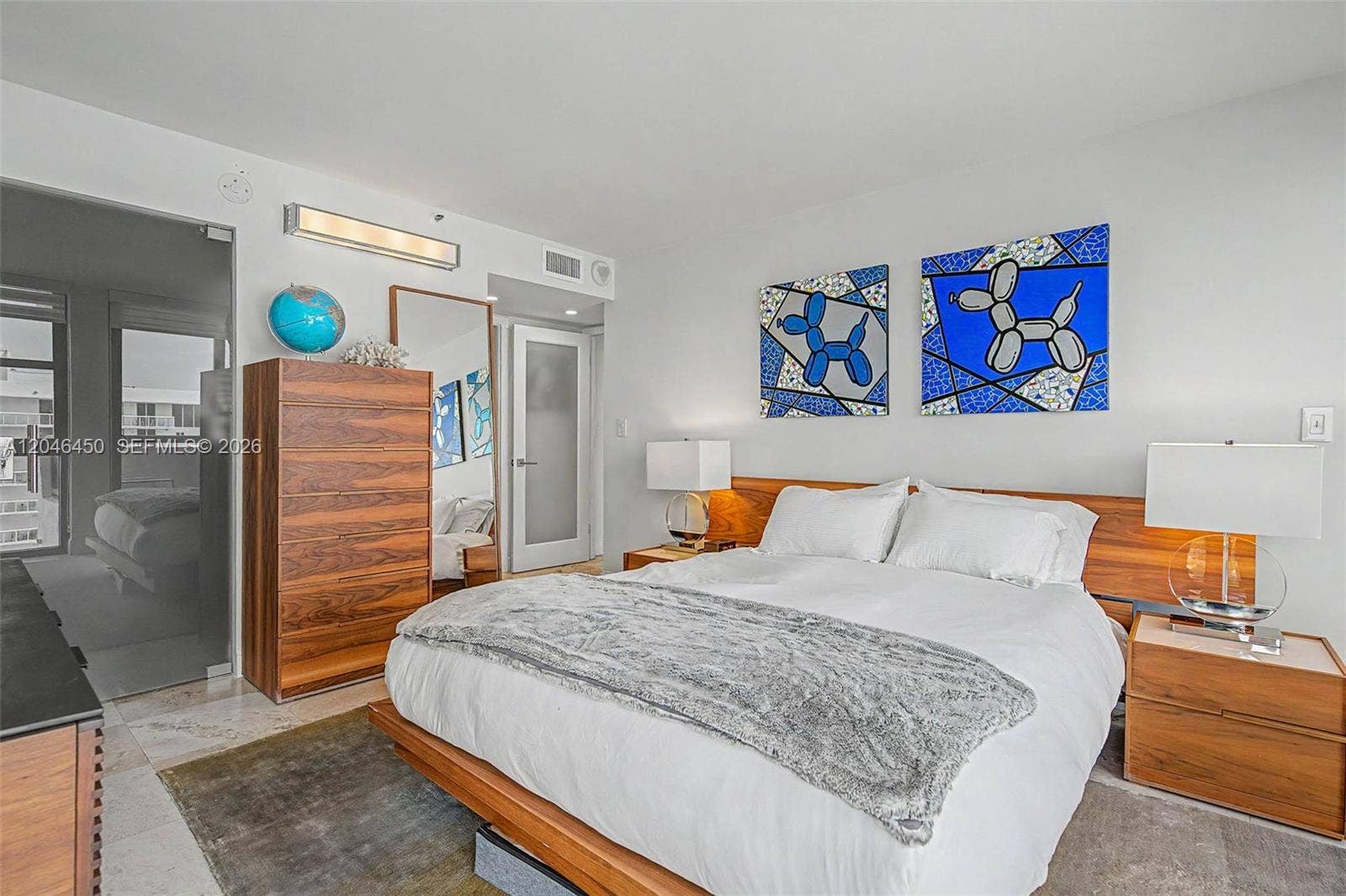 2555 Collins Avenue, #1814, Miami Beach, FL 33140 Large Primary Suite with Downtown, South Beach and Canal Views